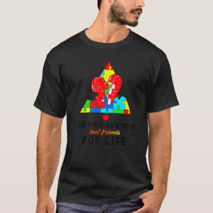 Mutter und Sohn beste autistische Freunde fürs Leb T-Shirt