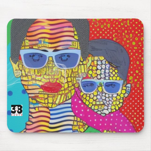 Mutter und Sohn Mousepad (Vorne)