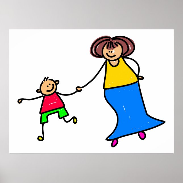 Mutter und Sohn Poster (Vorne)