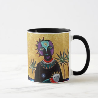 Mutter und Sun durch Gregory Gallo Tasse