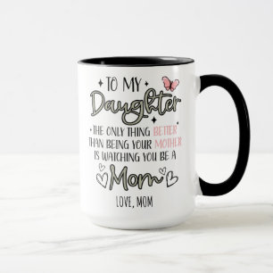 Mutter und Tochter An meine Tochter von Mama Blume Tasse