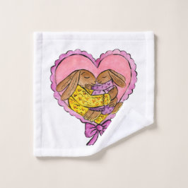 Mutter und Tochter Badetuch-Set Badhandtuch Set