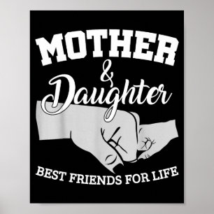 Mutter und Tochter befreundet fürs Leben Poster