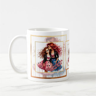 Mutter und Tochter Kaffeetasse