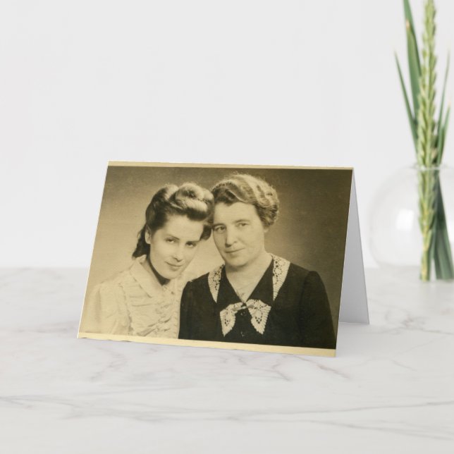 Mütter und Töchter Karte (Vorderseite)