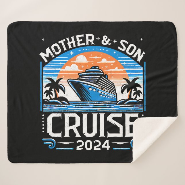 Mutter- und Tochter-Kreuzfahrt 2024 Sherpadecke (Vorderseite (Horizontal))