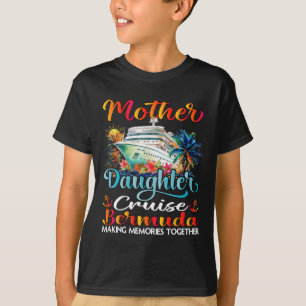 Mutter und Tochter Kreuzfahrt Bermuda 2025 Mom Dau T-Shirt