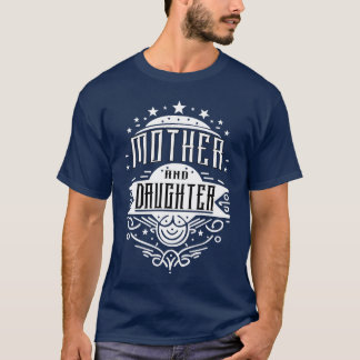 Mutter und Tochter liebende Band T-Shirt
