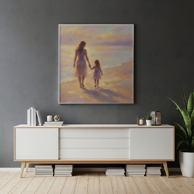 Mutter-und-Tochter-Wandkunst Poster (Von Creator hochgeladen)