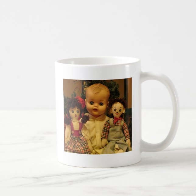 Mutter und Zwillinge Kaffeetasse (Rechts)