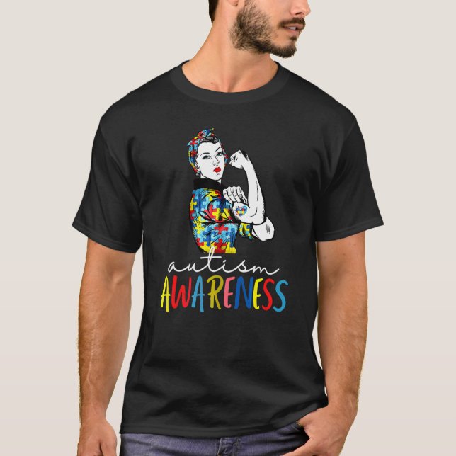 Mutter Unzerbrechliches Autismus-Bewusstsein T-Shirt (Vorderseite)