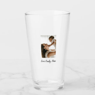 Mutter Vater Foto Name Familie Feiertag Geschenke Glas