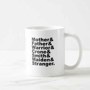 Mutter & Vater & Krieger & Ahnin & Schmied & Mädch Tasse