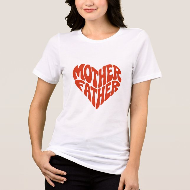 MUTTER VATER Tri-Blend SHIRT (Vorderseite)