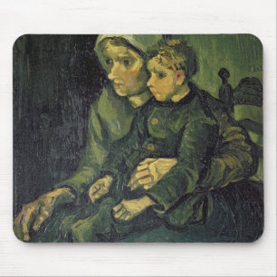 Mutter Vincent van Goghs und Kind, 1885 Mousepad