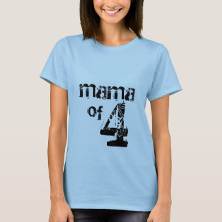 Mutter von 4 T-Shirt