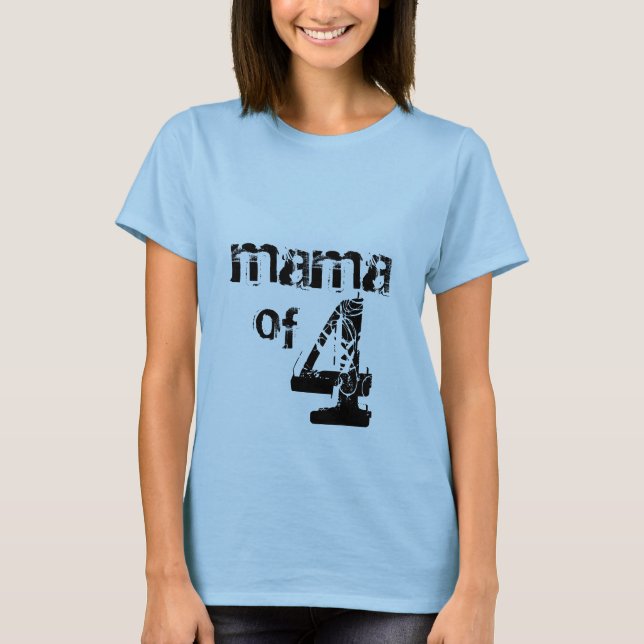 Mutter von 4 T-Shirt (Vorderseite)