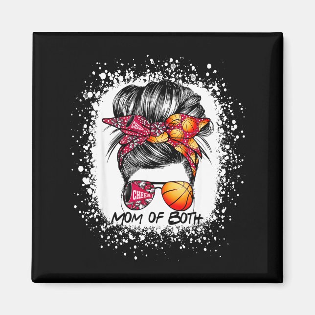 Mutter von beiden Cheer-Mutter Basketball-Mutter u Magnet (Vorne)