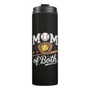 Mutter von beiden Spieltags Baseball Softball Thermosbecher