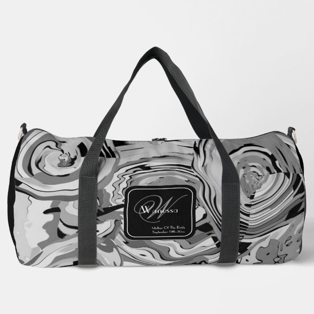 Mutter von bride Geschenk elegantes Muster Chic Mo Duffle Bag (Vorderseite)