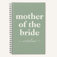 Mutter von Bride Minimal Moderne Name | Sage Green