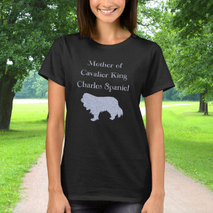 Mutter von Cavalier King Charles Spaniel Silver T-Shirt