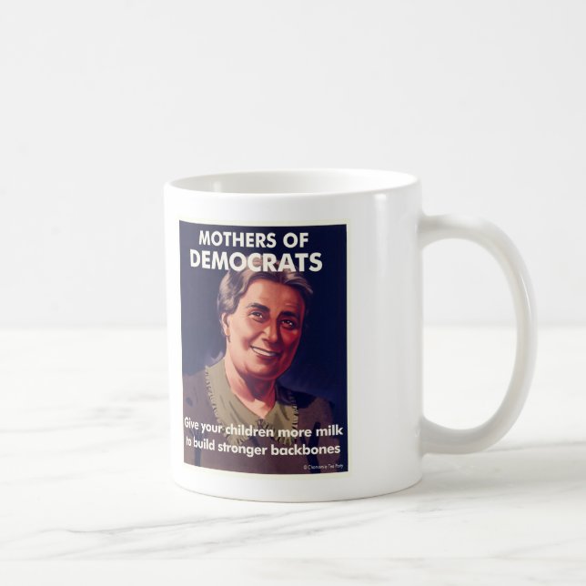Mütter von Demokrat-Tasse Tasse (Rechts)