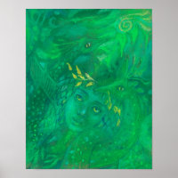 Mutter von Dragons Goddess Fantasy Surreal Malerei