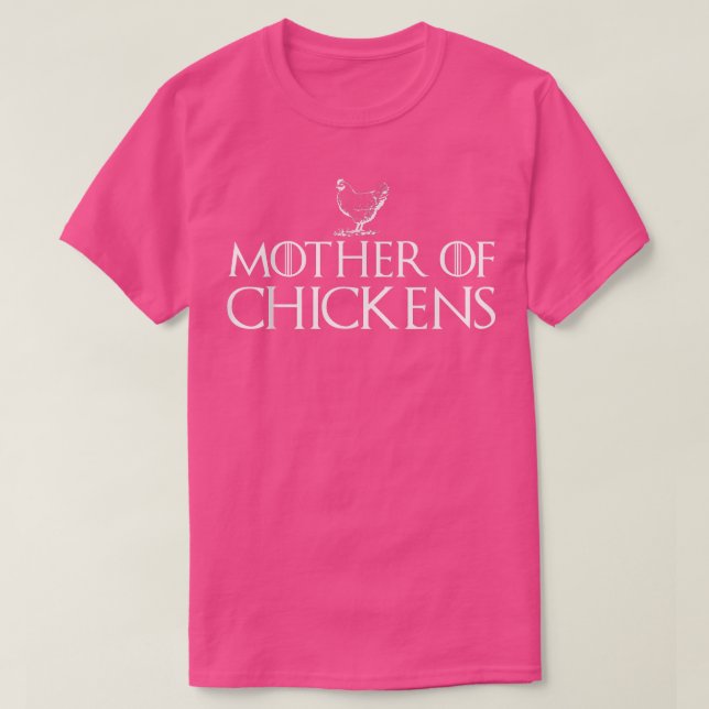 Mutter von Hühnern T-Shirt (Design vorne)