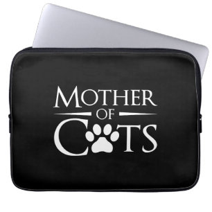 Mutter von Katzen Laptopschutzhülle