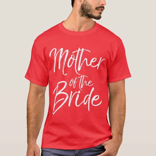 Mutter von Mamas Bridal Geschenk T-Shirt (Vorderseite)