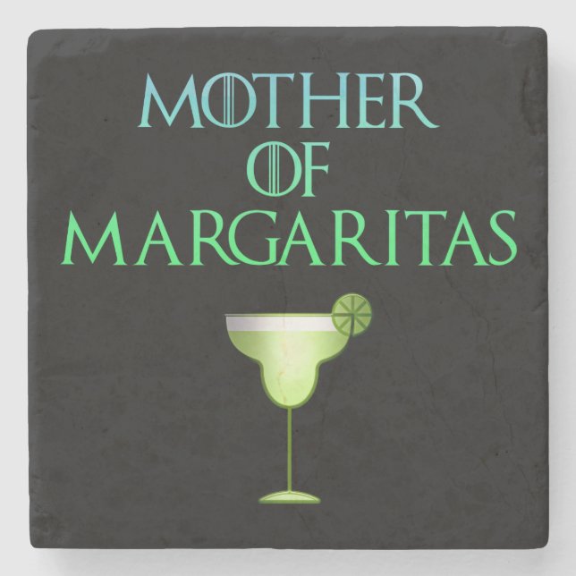 Mutter von Margaritas Funny Tequila Steinuntersetzer (Vorderseite)