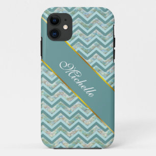 Mutter von Pearl Aquamarin ZigZag Case-Mate iPhone Hülle