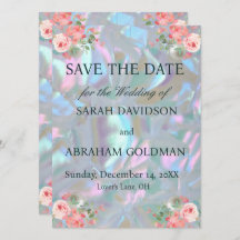 Mutter von Pearl Elegant Wedding Save the Date