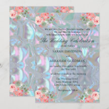 Mutter von Pearl Iridescent Elegant Wedding Invita