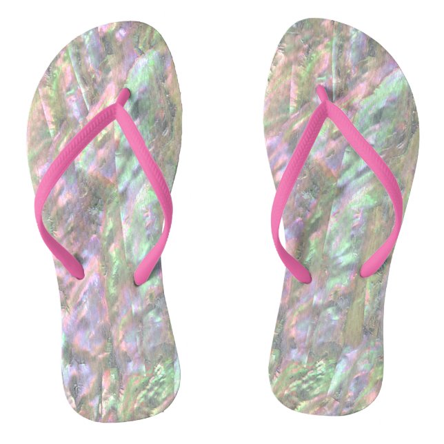 MUTTER VON PEARL Pink Slim Strap FlipFlops Töne (Fußbett)