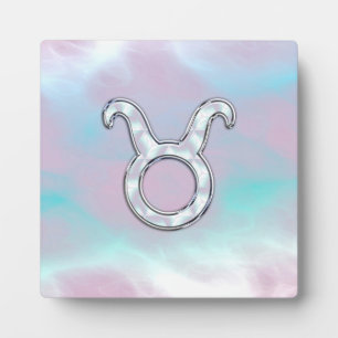 Mutter von Pearl Taurus Zodiac Astrologie Fotoplatte