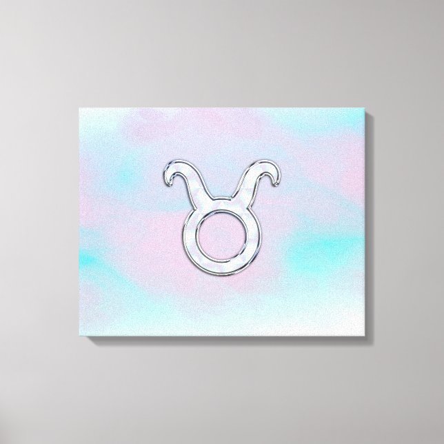 Mutter von Pearl Taurus Zodiac Astrologie Leinwanddruck (Vorderseite)