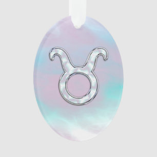 Mutter von Pearl Taurus Zodiac Astrologie Ornament