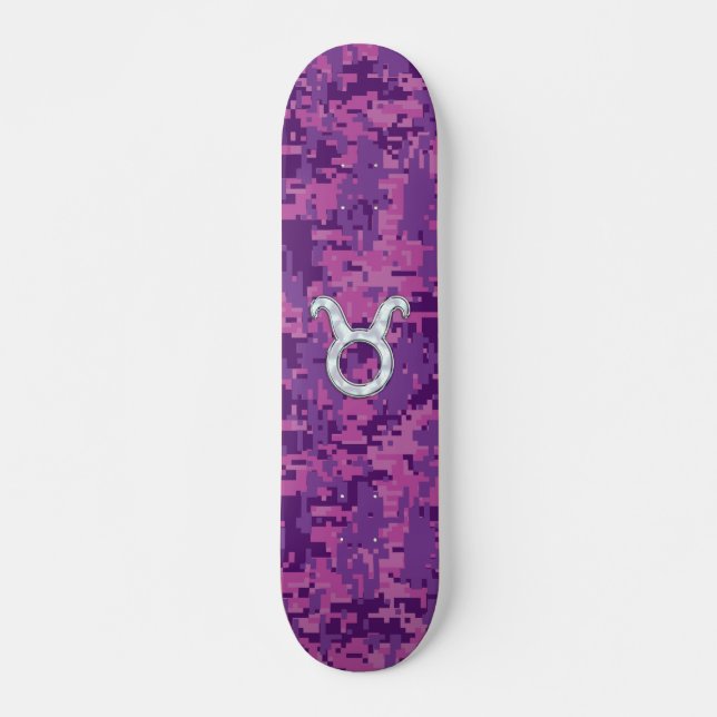 Mutter von Pearl Taurus Zodiac Sign auf der digita Skateboard (Vorne)