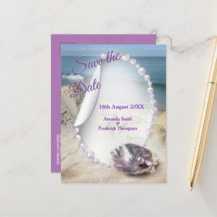 Mutter von Perlen Merged wie Liquid Wirbel Ankündigungspostkarte