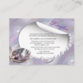 Mutter von Perlen Merged wie Liquid Wirbel Begleitkarte