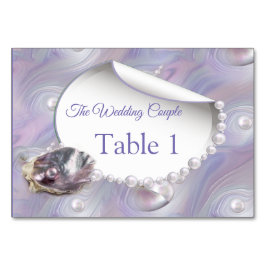 Mutter von Perlen Merged wie Liquid Wirbel Tischnummer