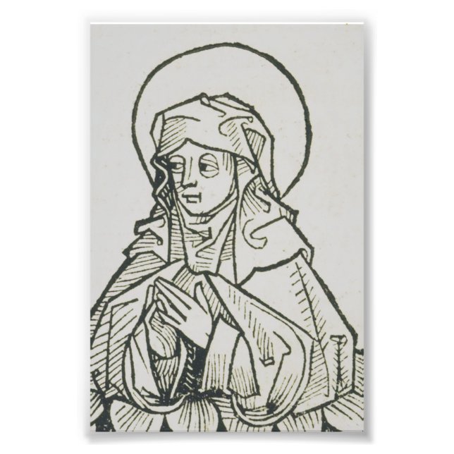 Mutter von Saint Monica, Augustine, Hippo Fotodruck (Vorne)