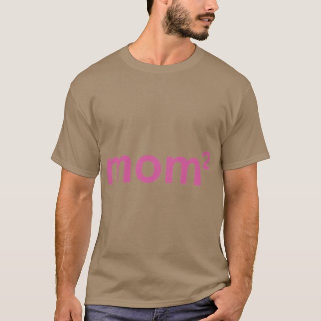 Mutter Von zwei Freunden T-Shirt (Vorderseite)