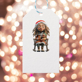Mutter Weihnachten I White Gift Tags Geschenkanhänger