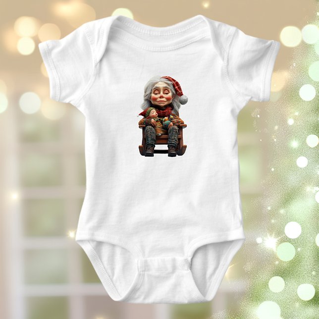 Mutter Weihnachten II Baby Bodysuit Baby Strampler (Von Creator hochgeladen)