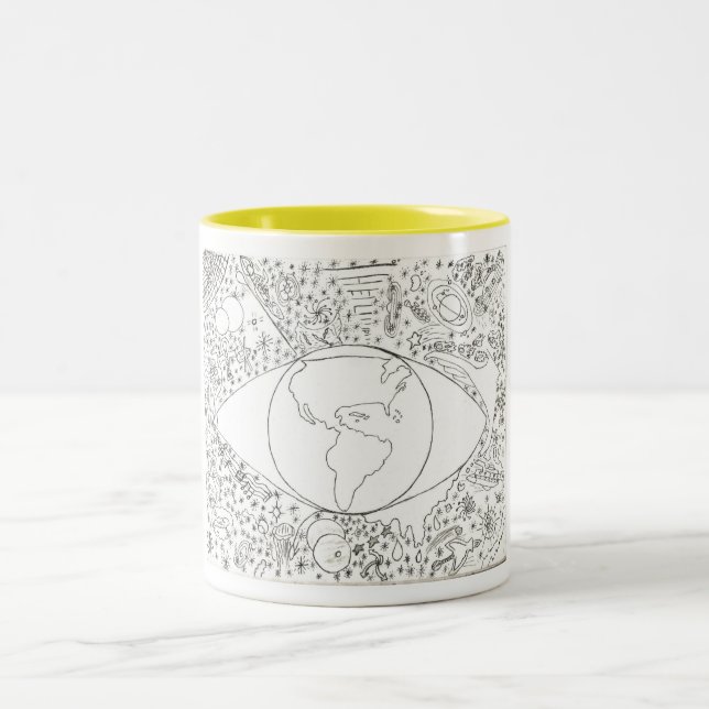 Mutter weint 1 zweifarbige tasse (Mittel)