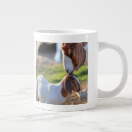 Mutter Ziege und Baby Jumbo-Tasse