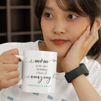 Mutter zitiert Personalisierte Tasse von Geschenke